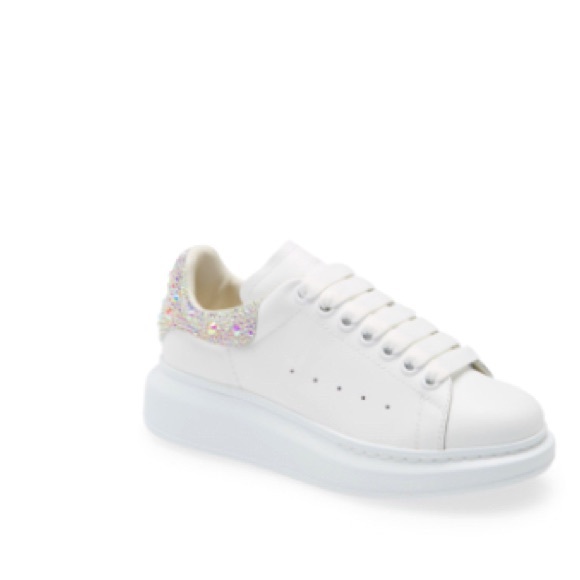Alexander Mcqueen Oversized Crystal Embellished Sneaker - Picture 1 of 7
